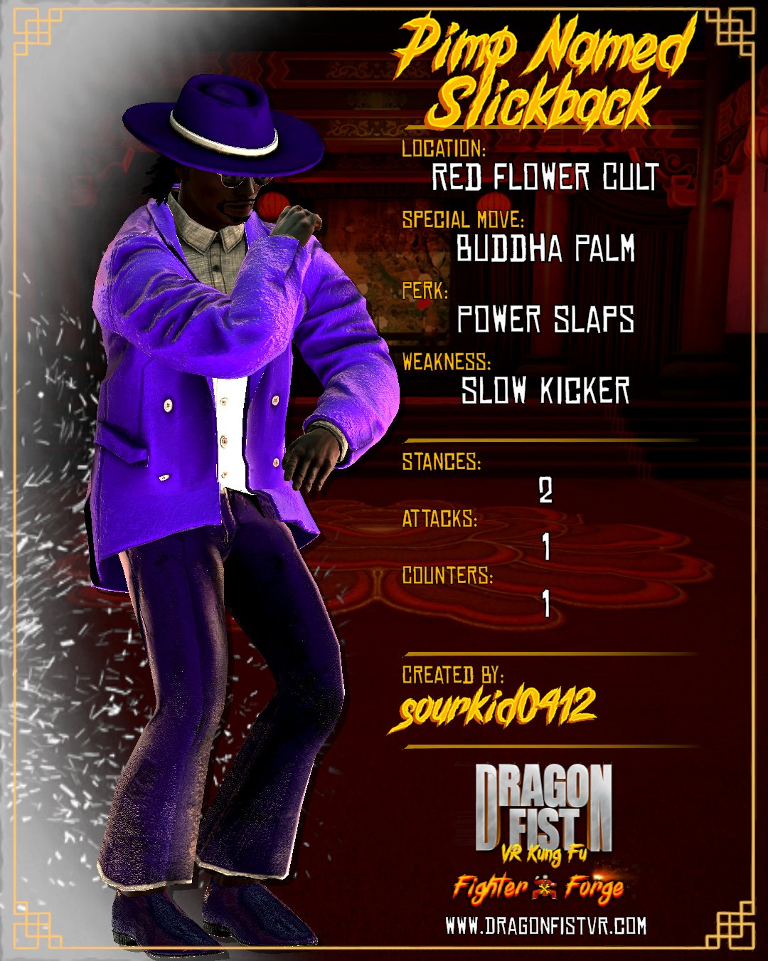 Pimp Named Slickback - Created By: sourkid0412